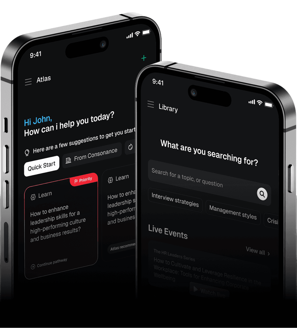 The atlas copilot mobile interface