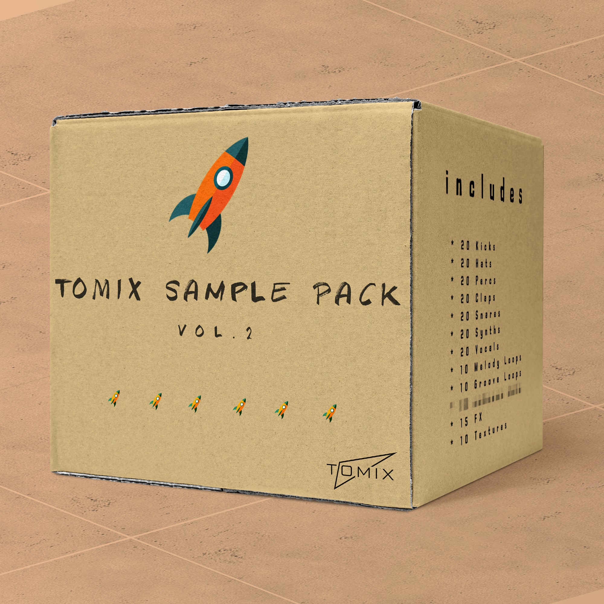 Artwork for ToMix second sample pack - free download