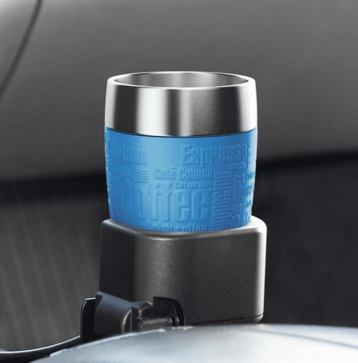 Emsa-Thermobecher Travel Cup in einer halterung