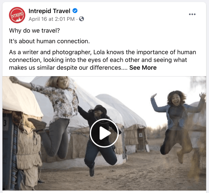 Intrepid Travel Facebook video