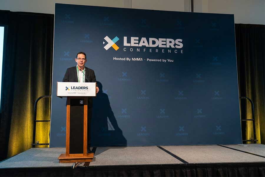 Dr. Rob McDermott at the MGMA hosted Leaders Conference