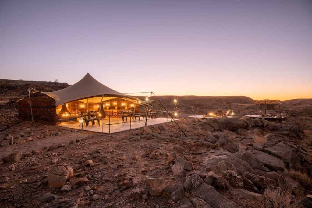 Camp Doros located in Damaralands, Namibia