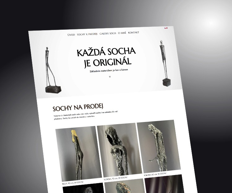 Galerie soch na webu