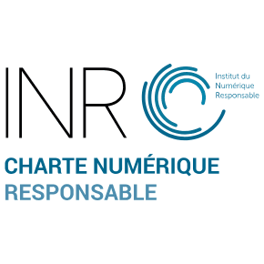 Logo de l'Institut du Numérique Responsable (INR) dont Magnétis est signataire de la charte pour un numérique éthique et sobre.