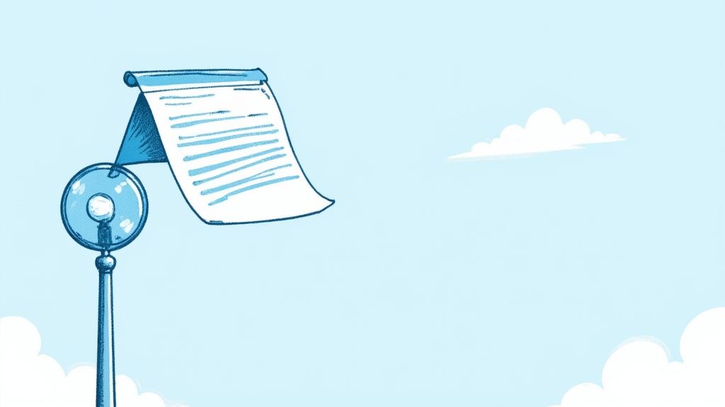 Zwei Personen sitzen sich in einem hellen Büro gegenüber und führen ein professionelles Vorstellungsgespräch.