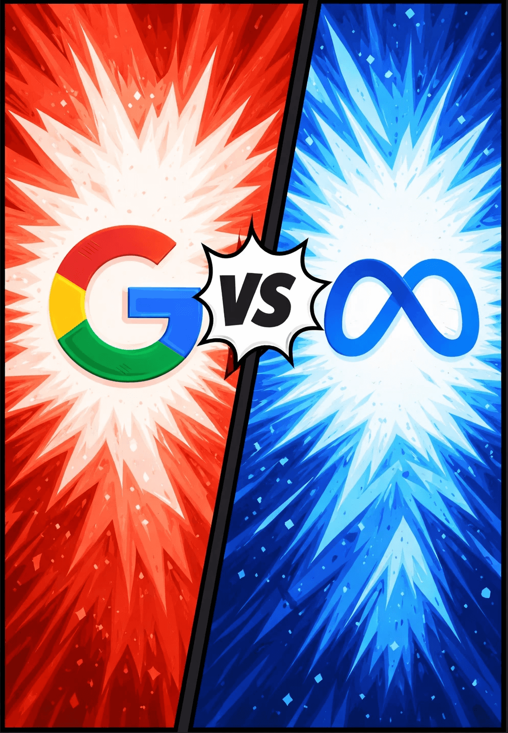 Google Logo vs Meta Logo