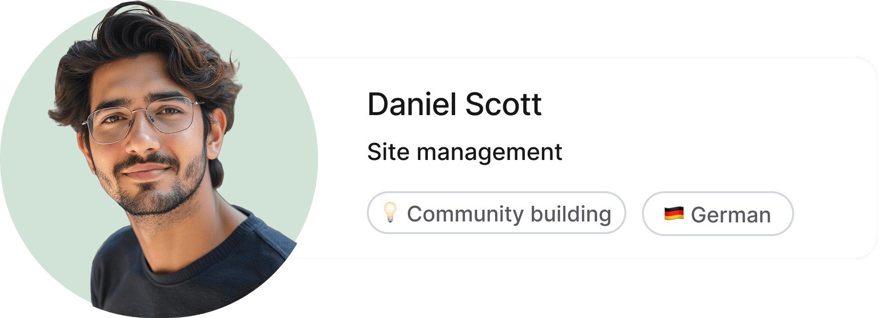 Employee using room booking software