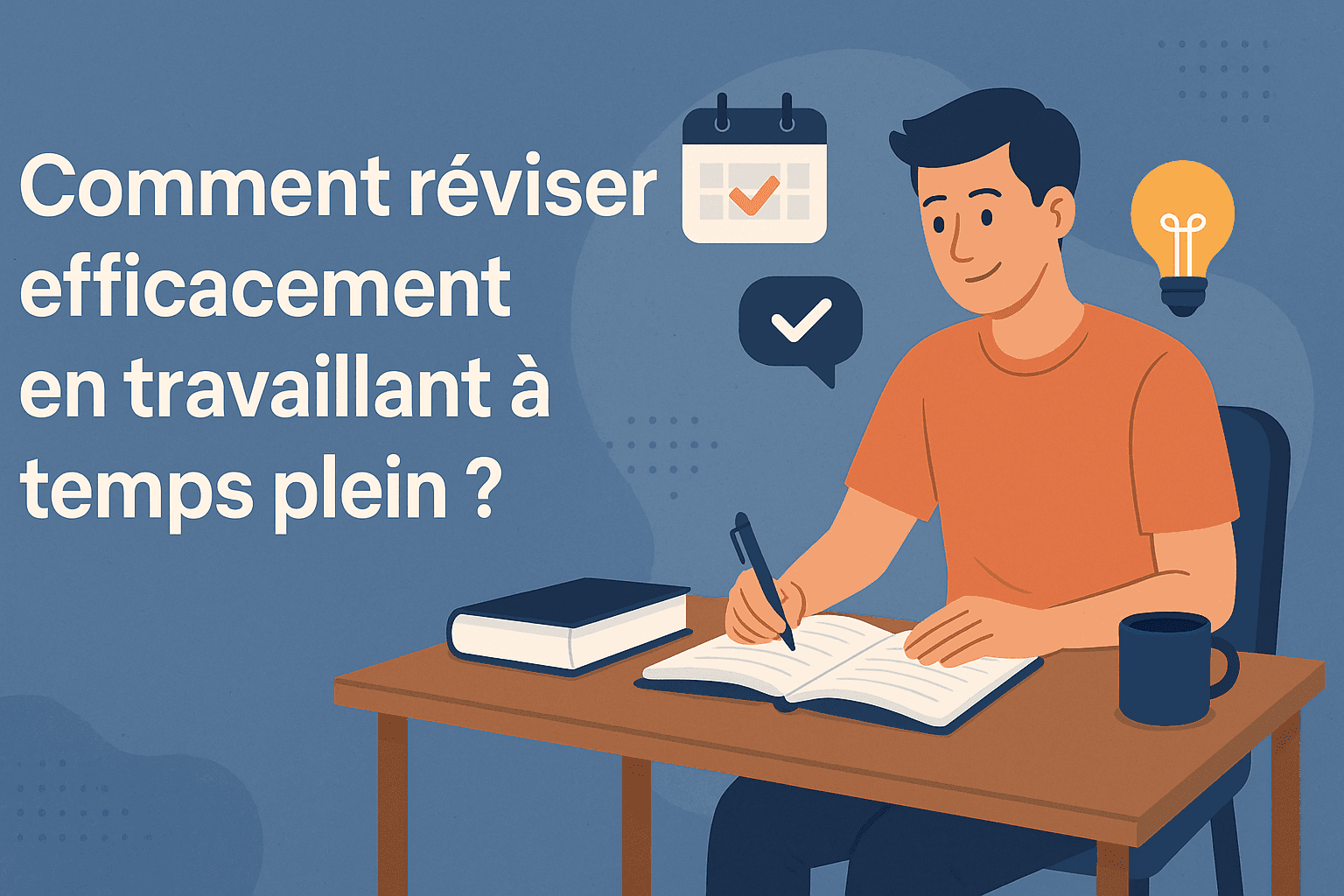 Comment réviser efficacement en travaillant à temps plein ?