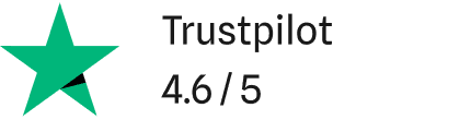 Trustpilot 4.6 out of 5