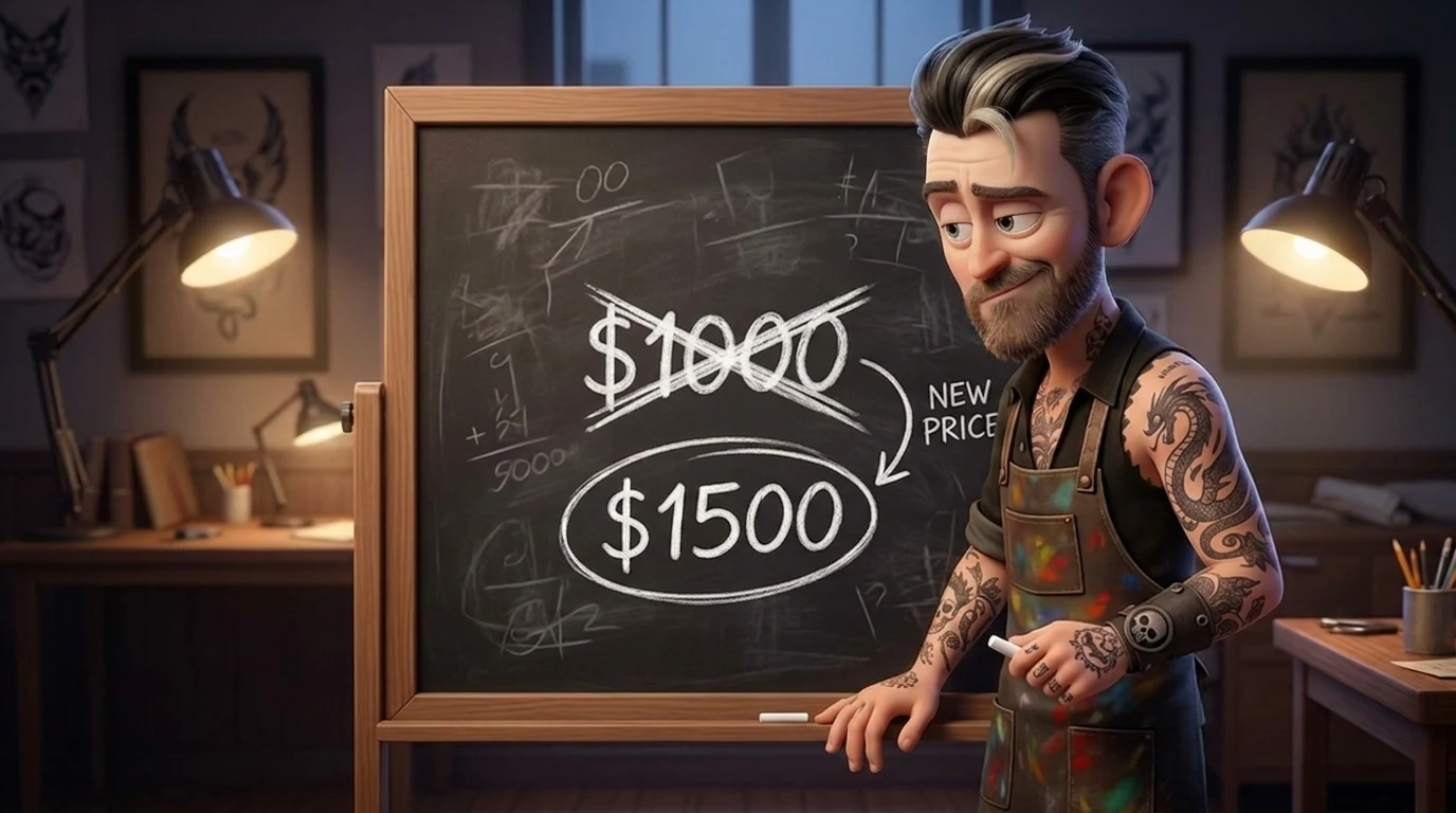 How to Raise Your Tattoo Rates Without Losing Clients