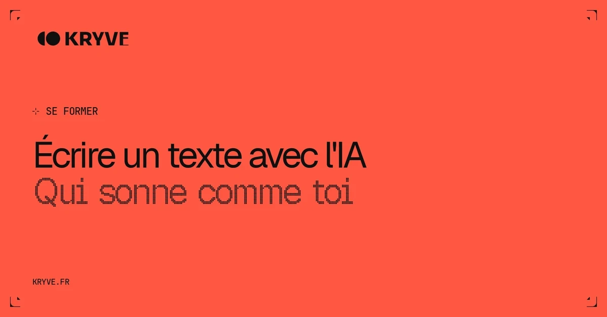Écrire un texte avec l'IA : Qui sonne comme toi