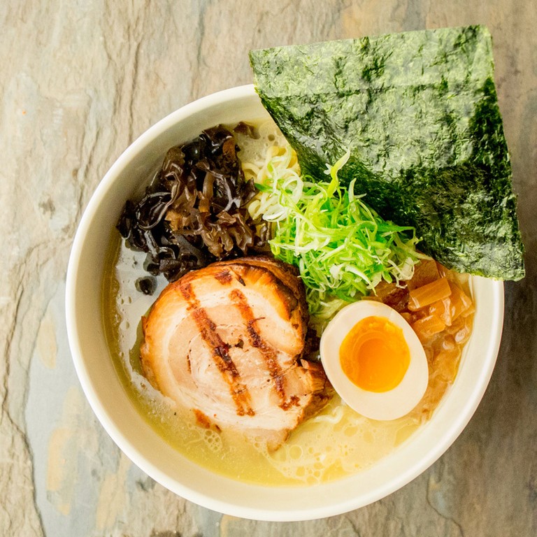 Toribashi Shio ramen bowl