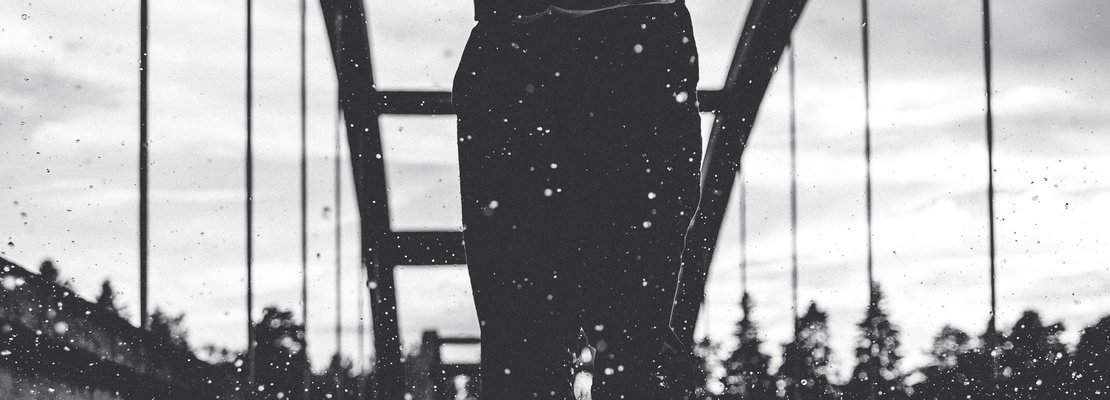 walking under the rain