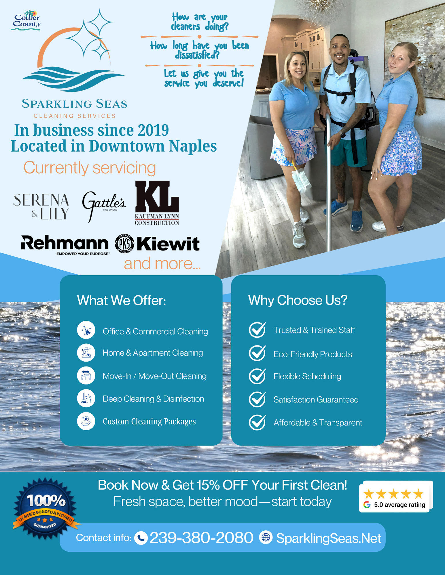 Sparkling Seas Cleaning Sevices details in Naples Florida