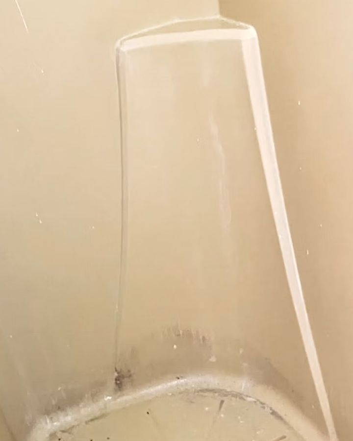Shower, before cleaning