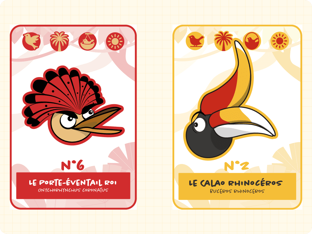 Cards Carte ornithologie