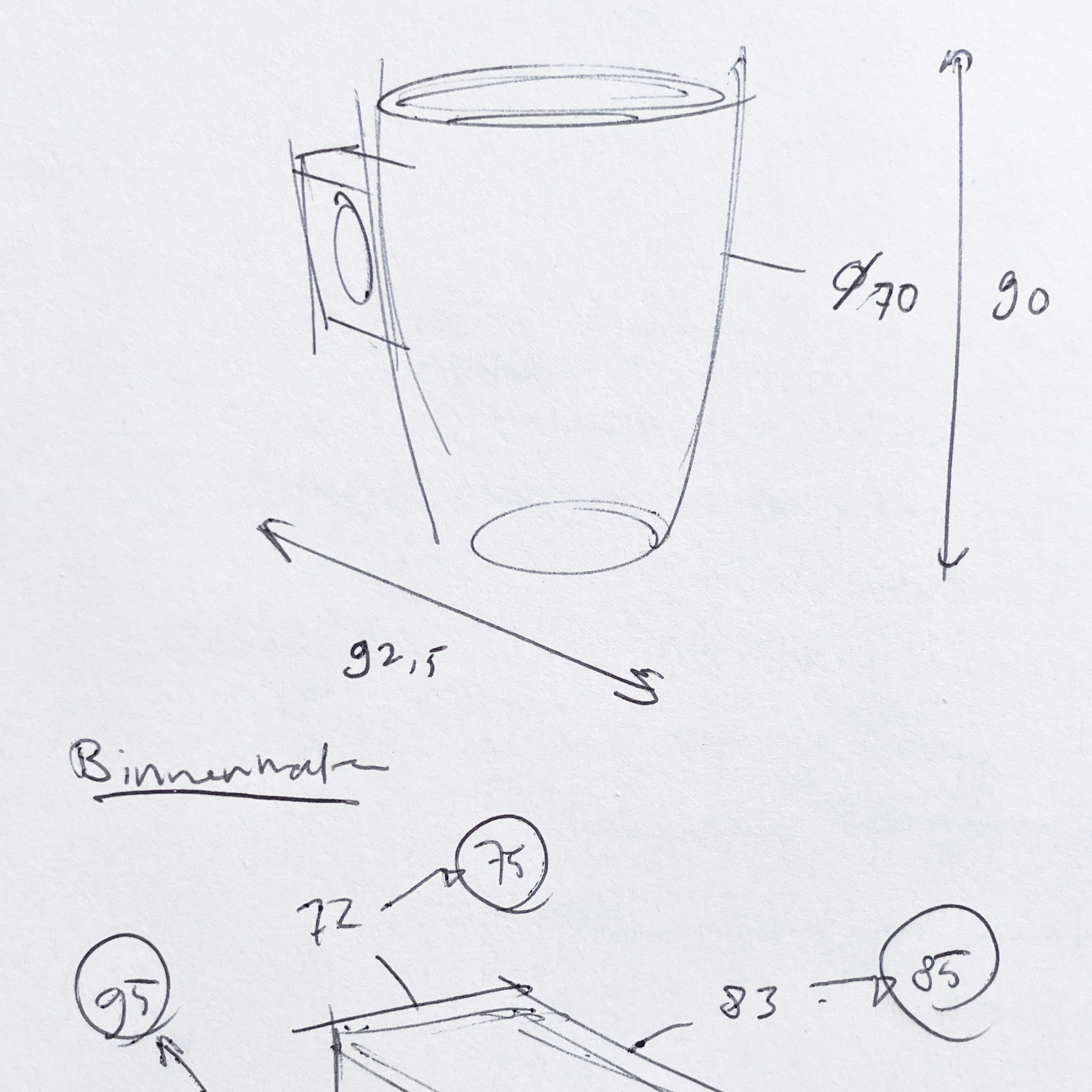 Image of paper prototypes