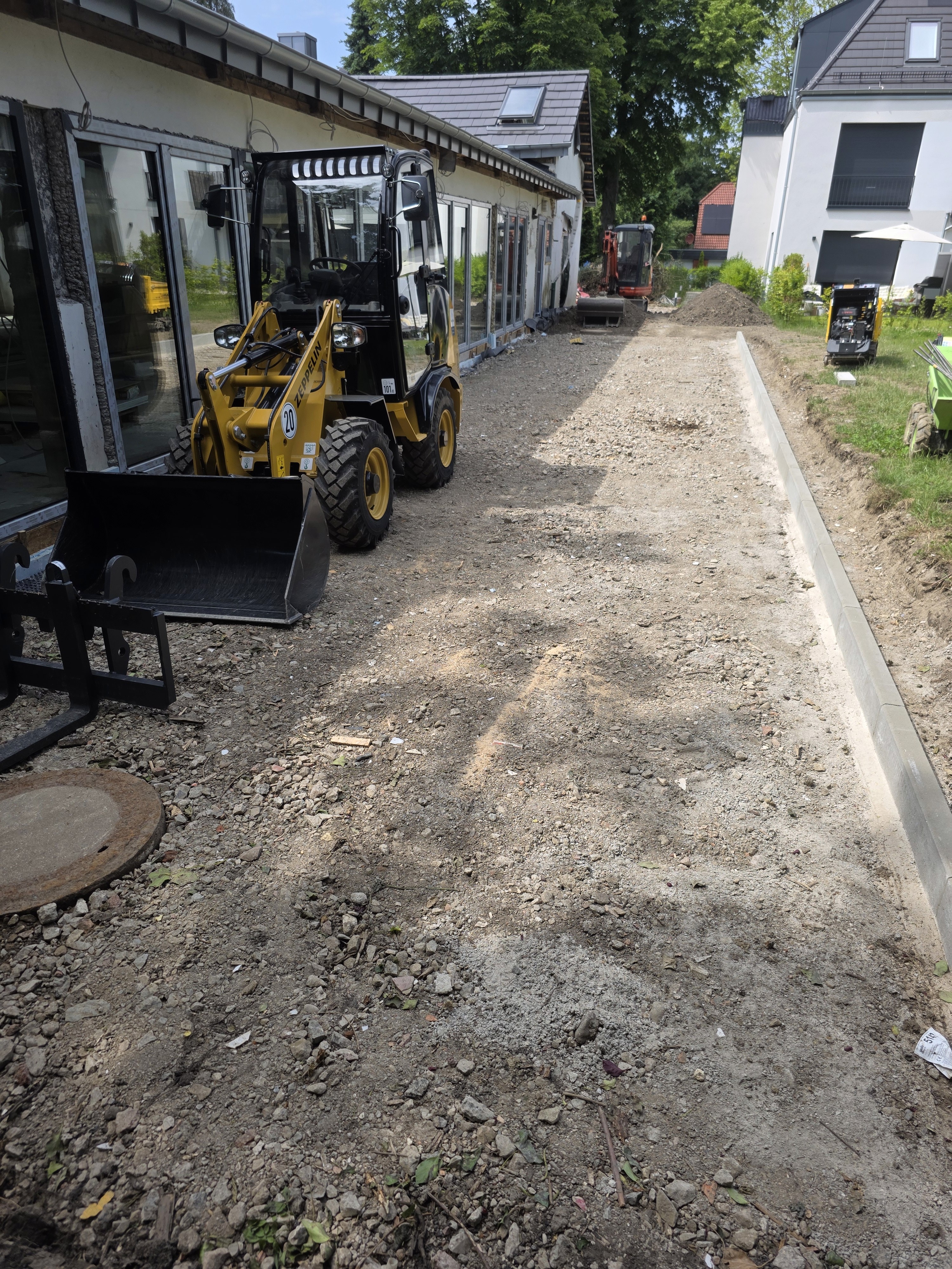 Tiefbau Parkplatz