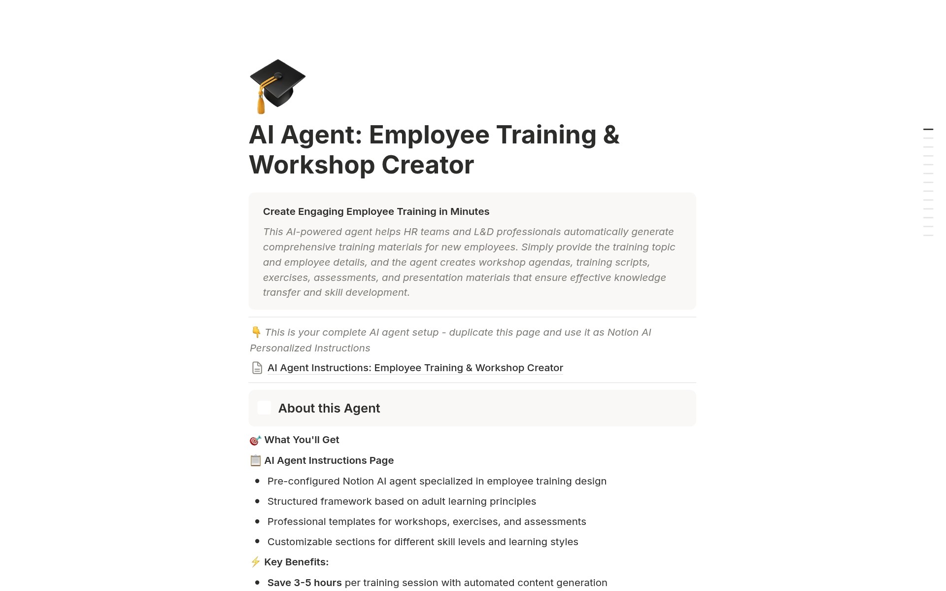 AI Agent Employee Training Screenshot
