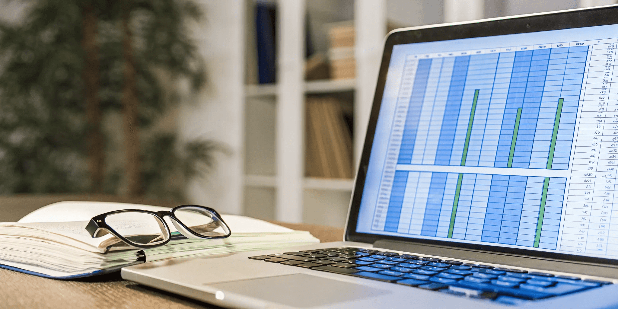 Reviewing data charts on a laptop - Best Excel Financial Modeling Course