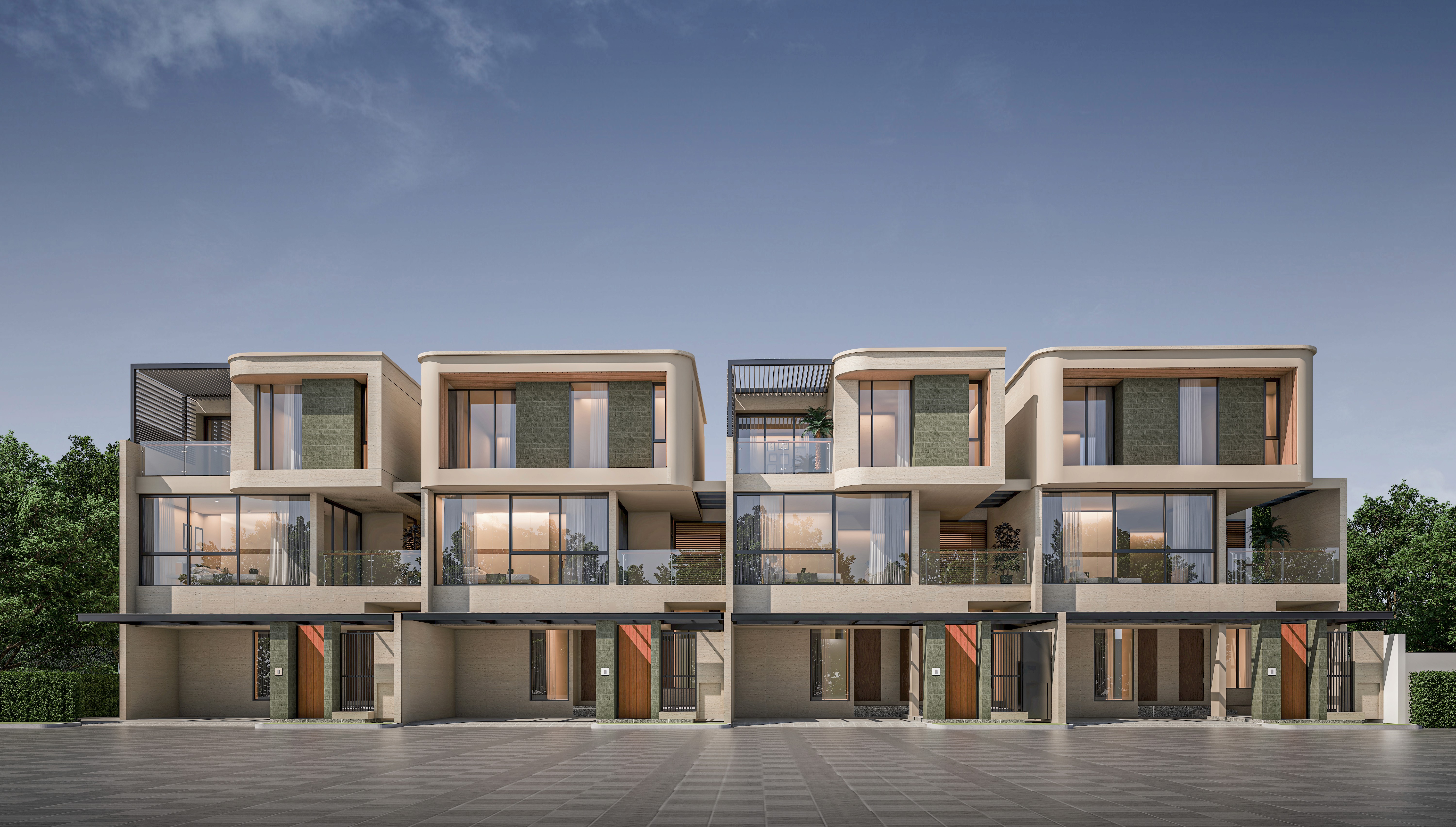 wooden house interior