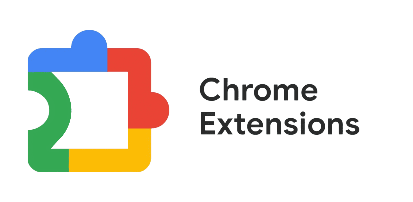 Chrome extensions logo sign