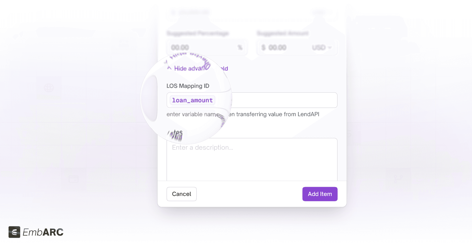 LendAPI Platform Version 3.1.4 - embARC LMS - LOS/LMS Data Mapping