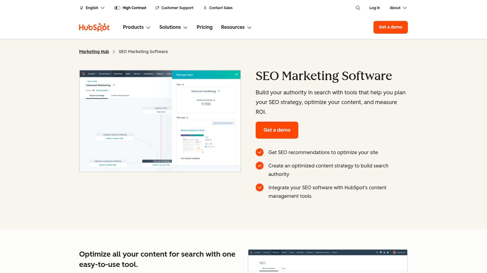 HubSpot SEO Tools