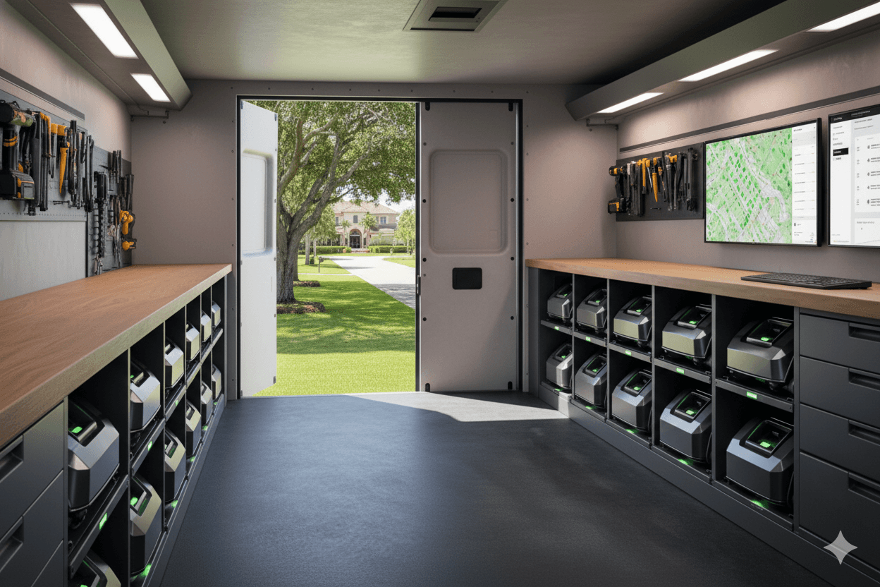 turned on monitoring screen