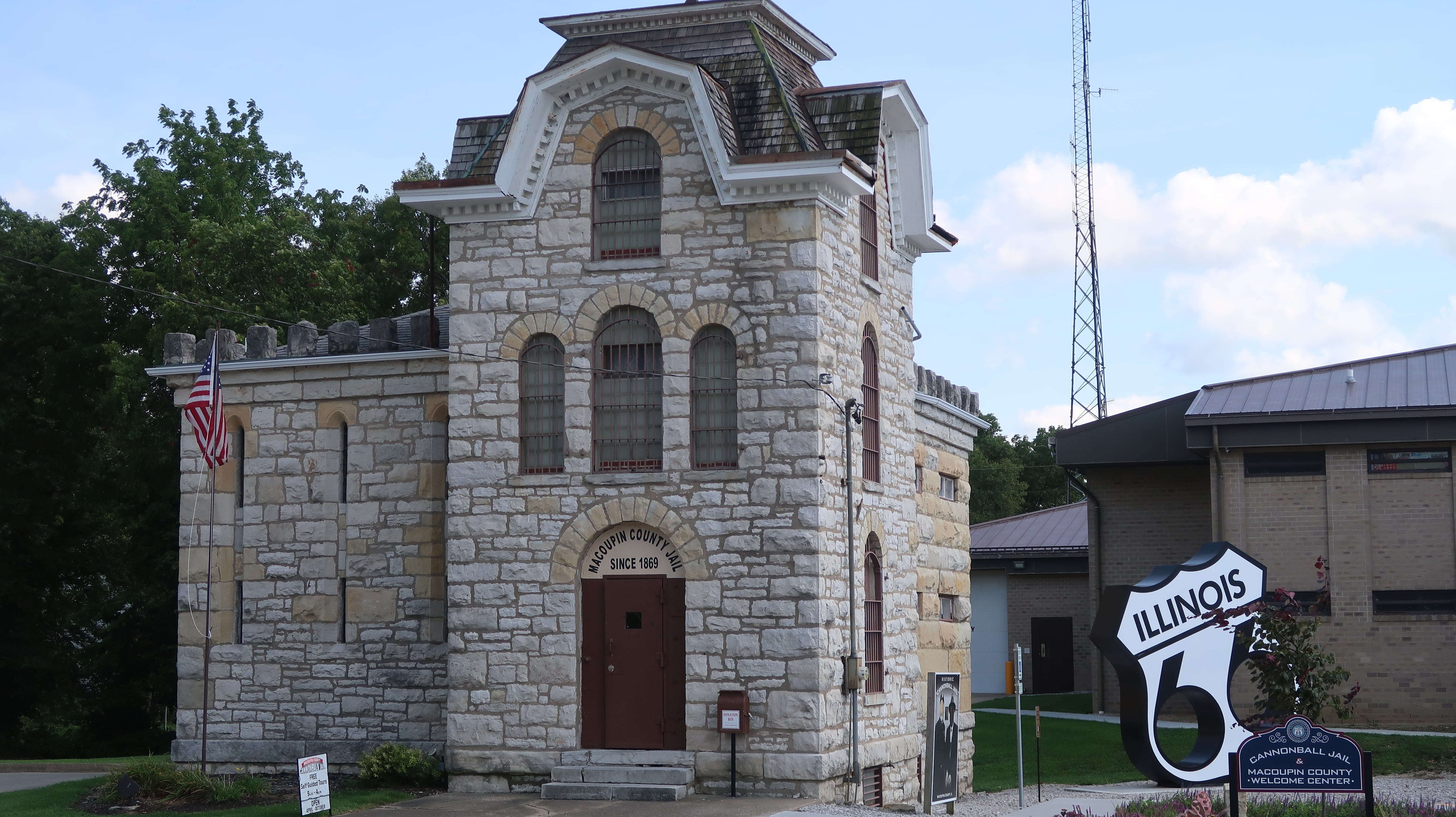 Historic "Cannonball" Jail - Carlinville, IL