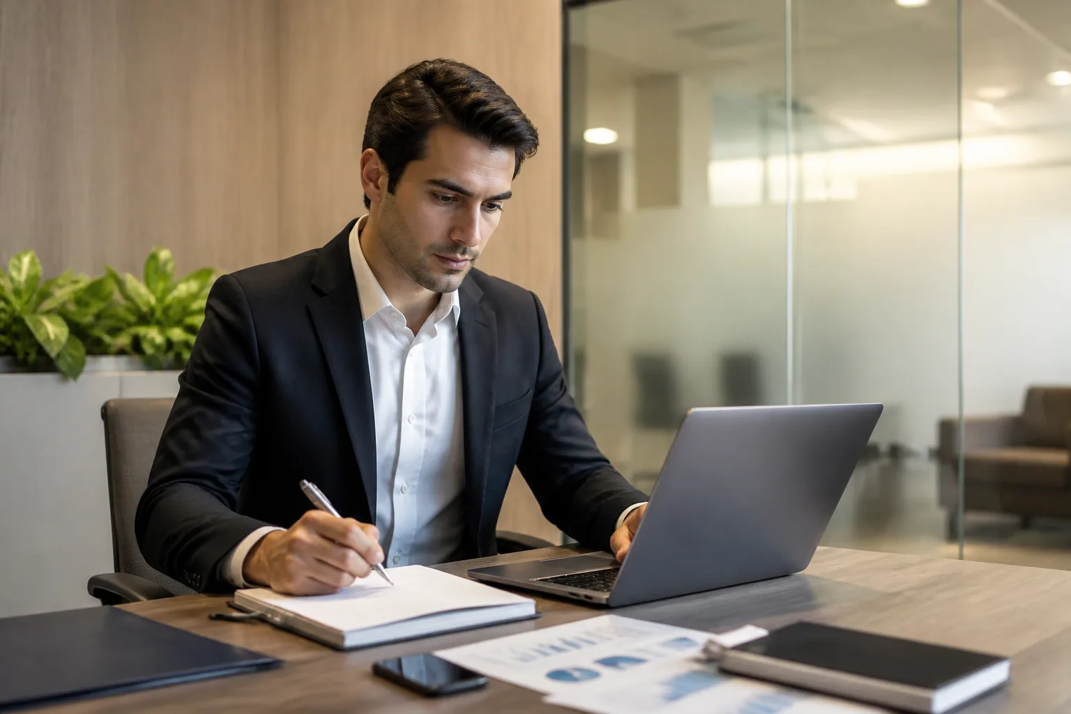 Dubai Company Setup for a One Person Business beside an itemised cost breakdown with stacked