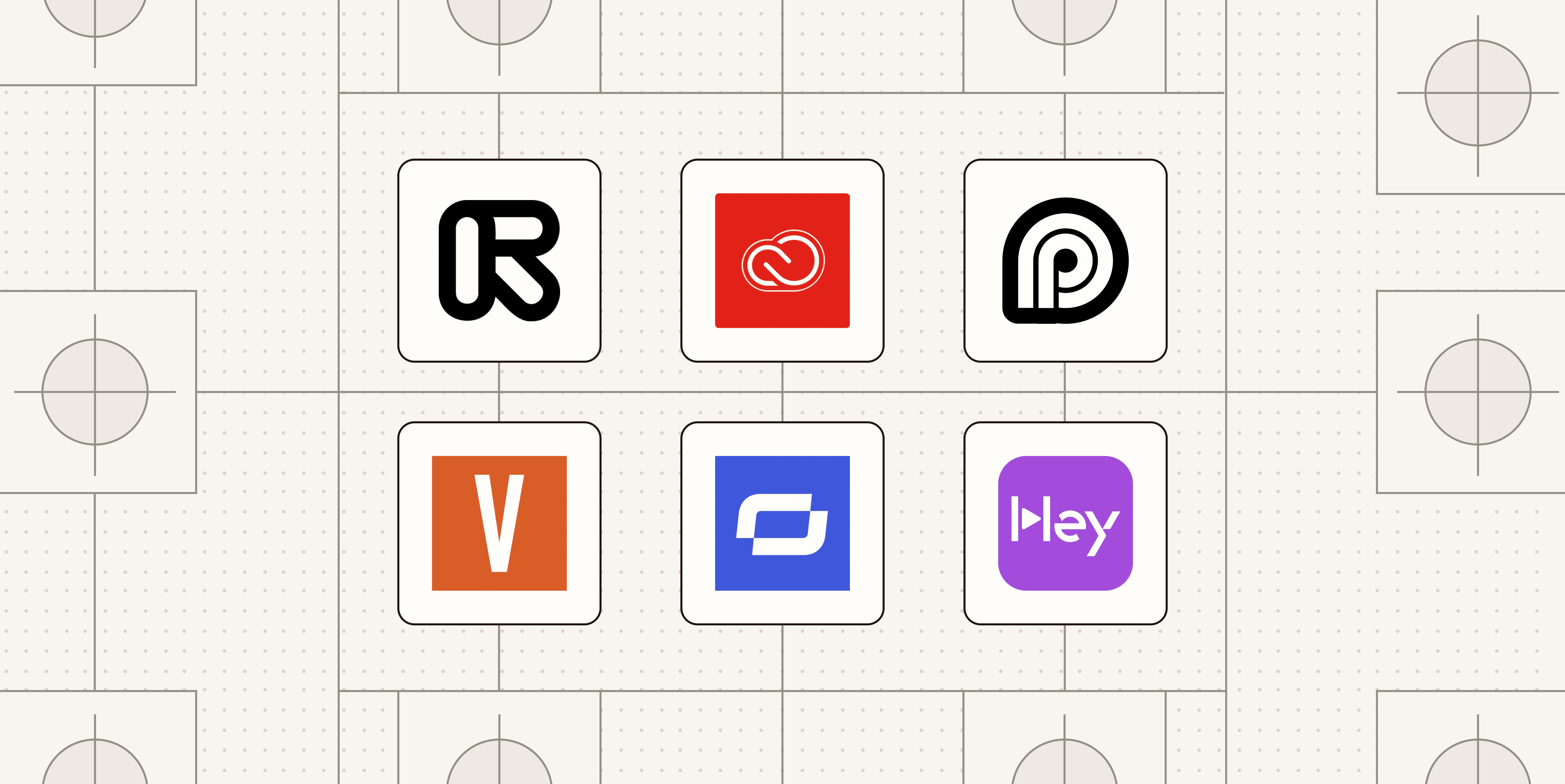 Software application icon grid - Turn Blog Post Into Video