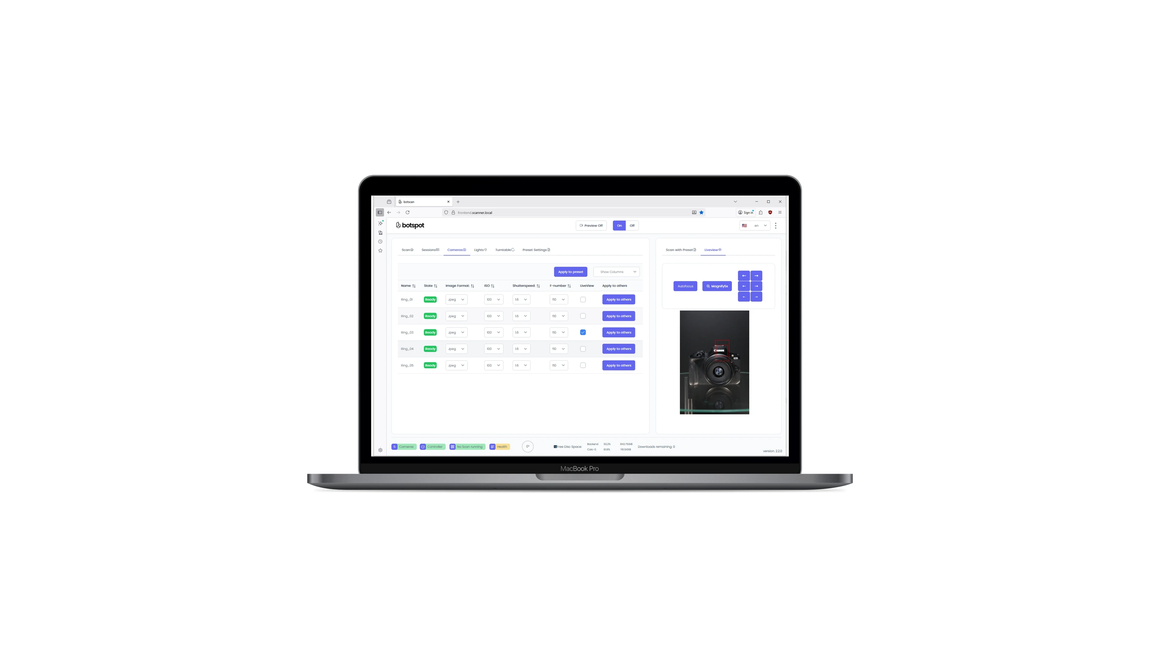Laptop with Automation Suite Software