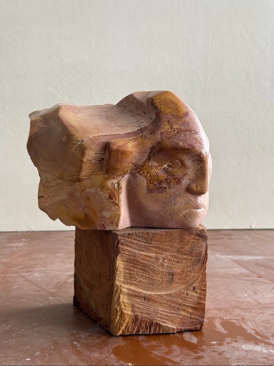 Guardian Angel, 2019. Kisi stone. by Barbara Walker.