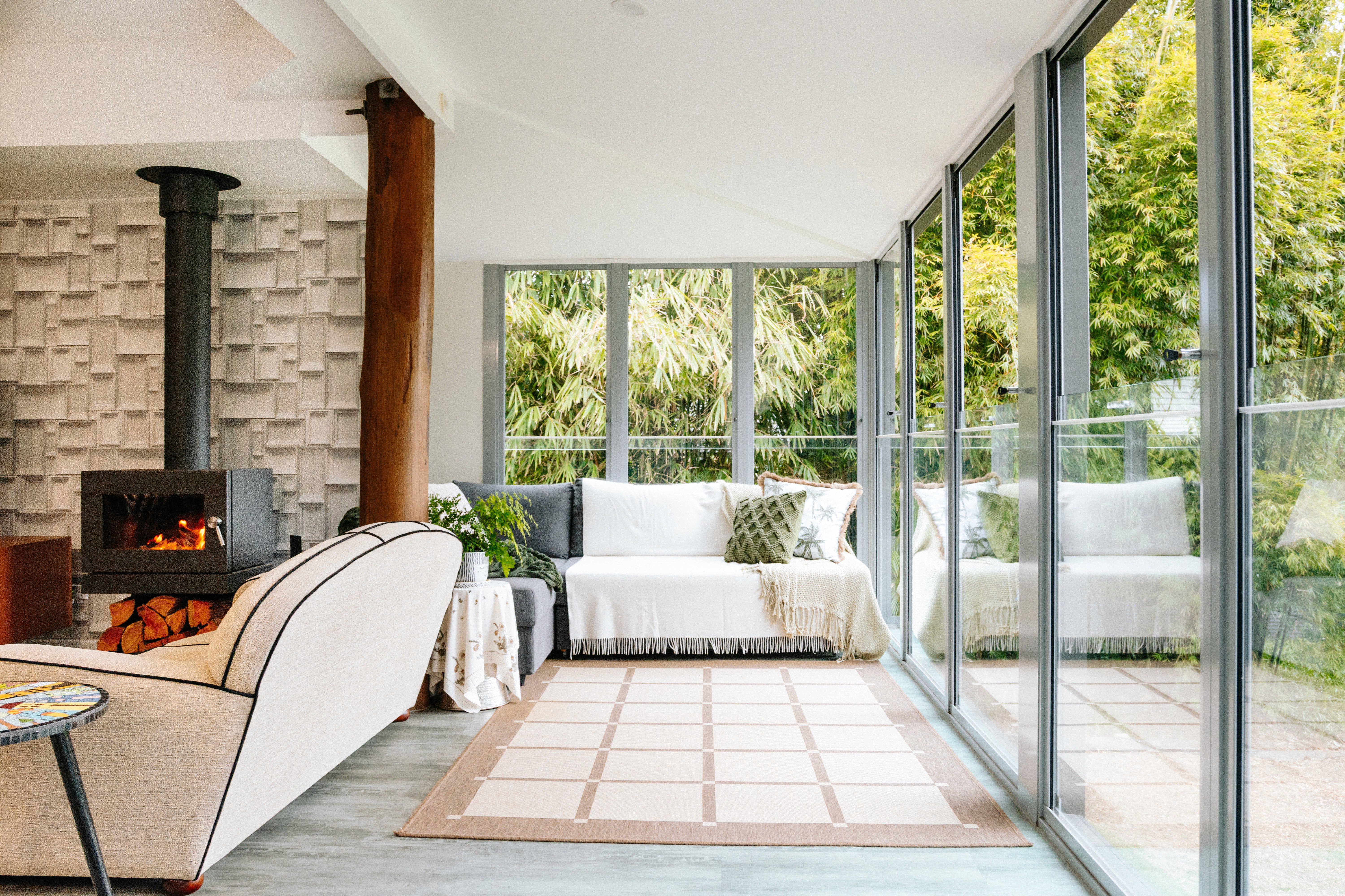 a minimal living room