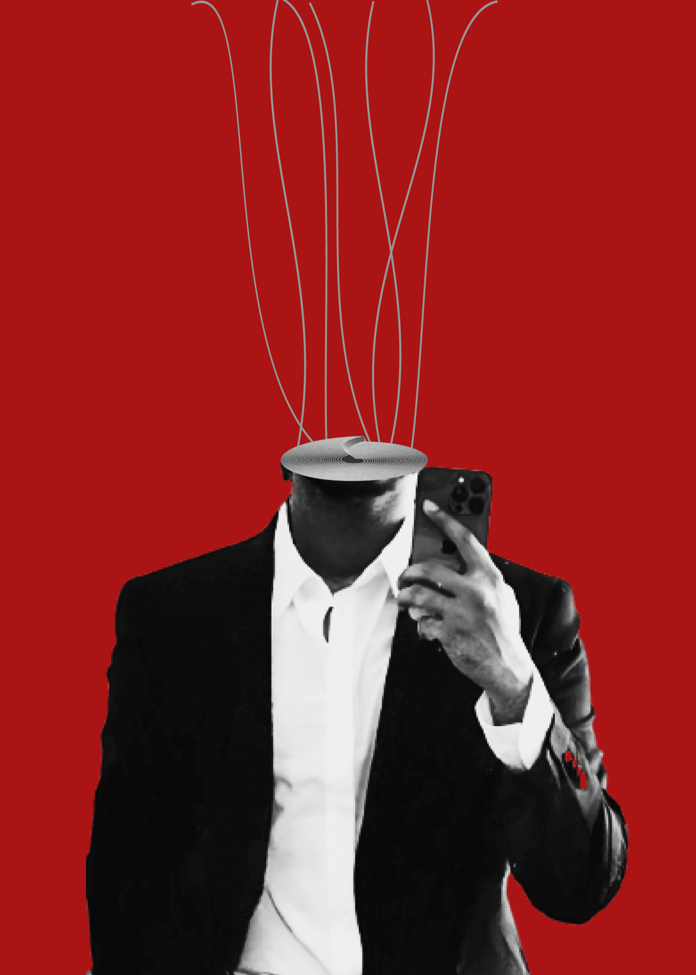 Portrait of portfolio creator – back view