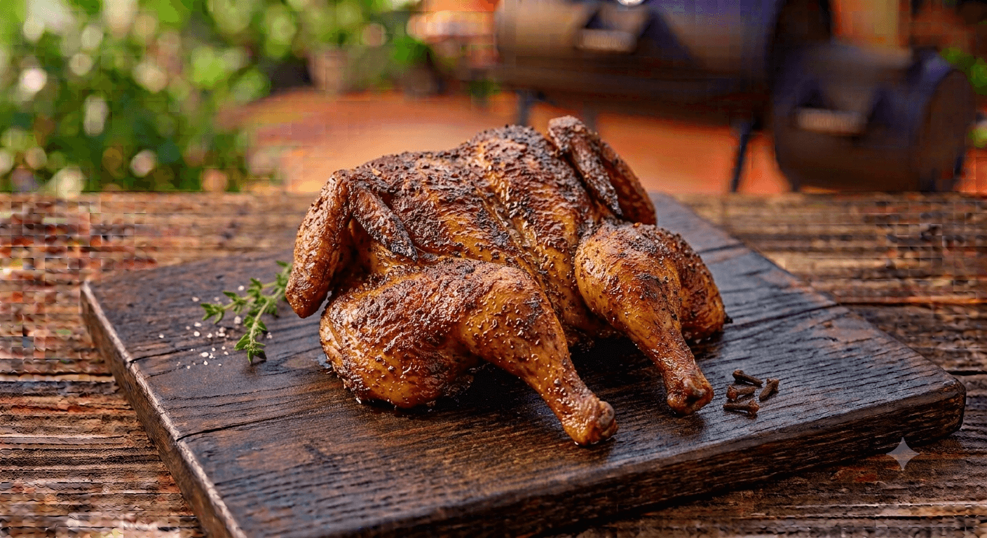 Smoked Spatchcock Chicken
