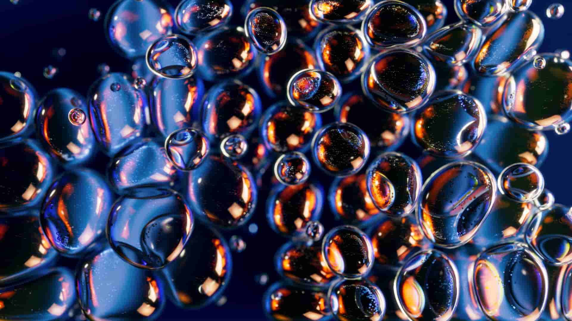 Mainframe medical work: science visualisation campaign keyframe in a cinematic CGI style for pharmaceutical brand campaigns.