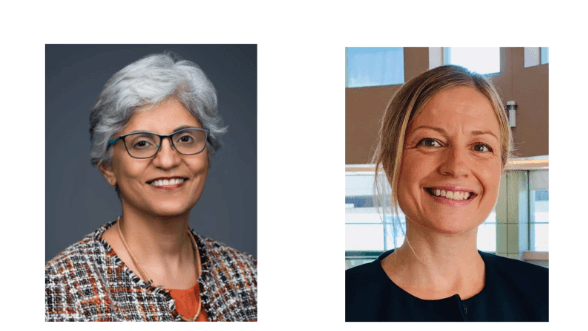 Dr. Geeta Lal and Dr. Patricia Trbovich headshots