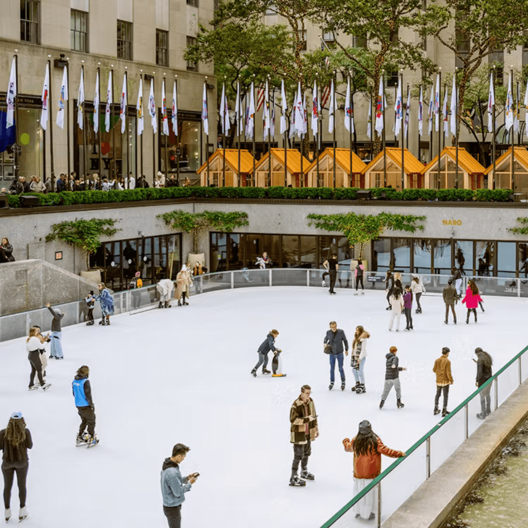 Tickets for ice skating at the Rockefeller Center Ice Rink