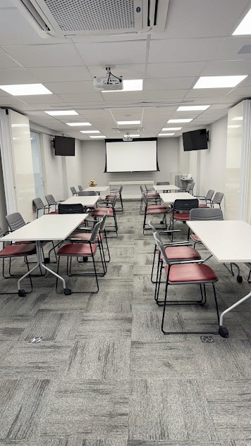 Telão de projeção do auditório