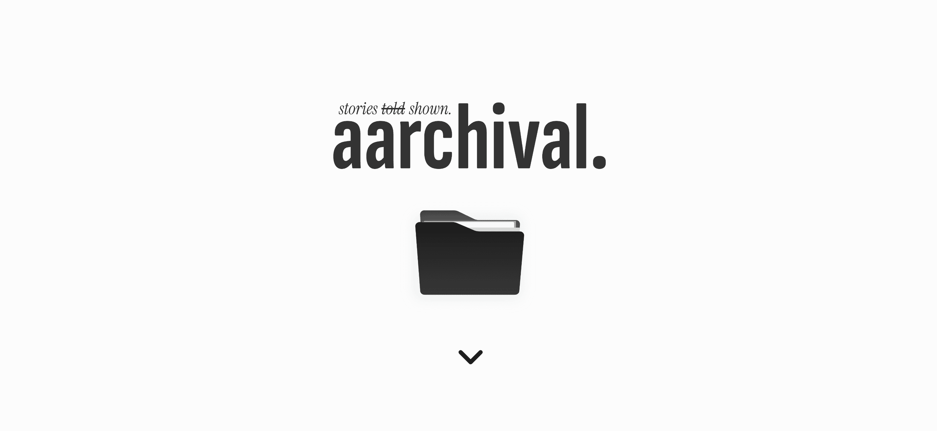 aarchival.com website homepage built with Framer