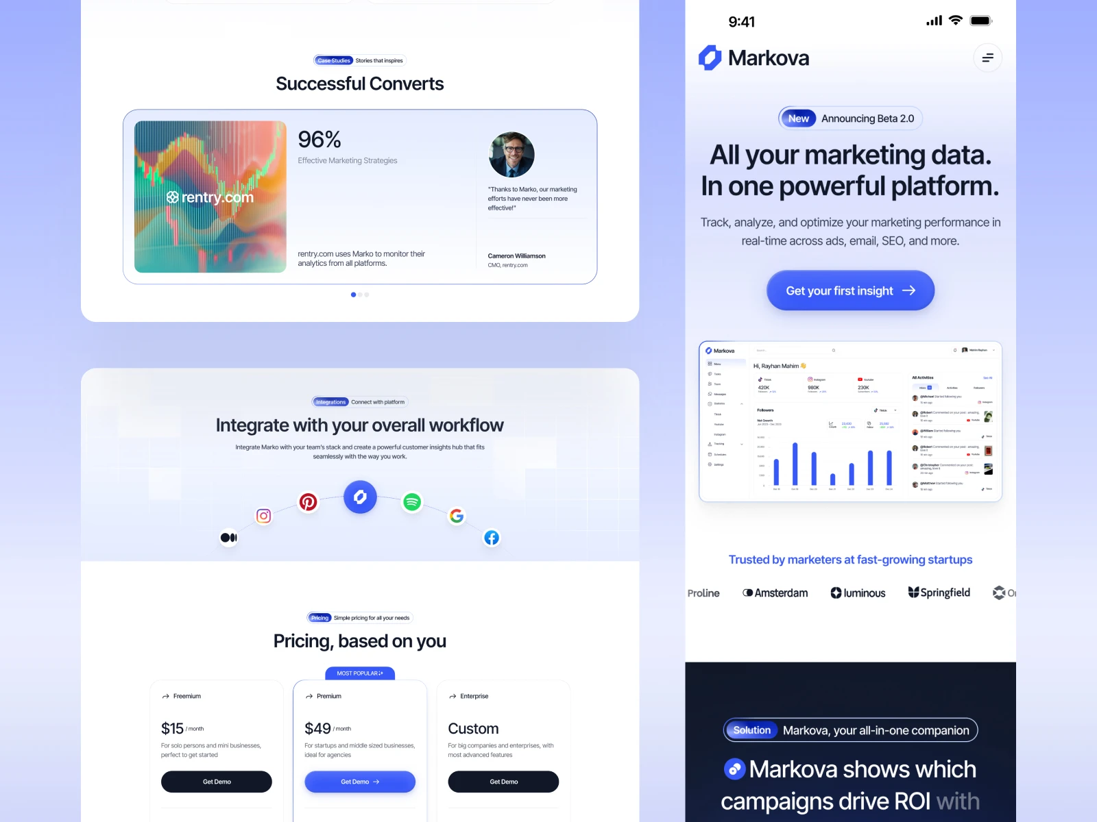 Marketing & SaaS Website