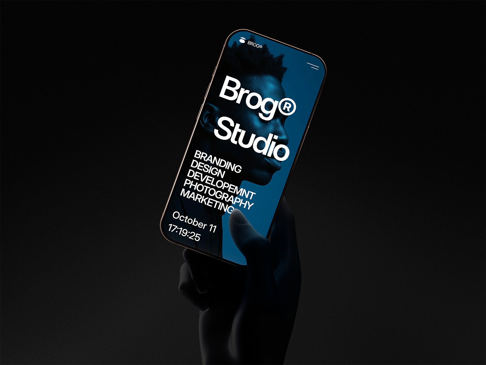Brog — 黑白极简动效创意机构官网设计灵感