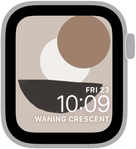 an apple watch face from the neutral modern collection