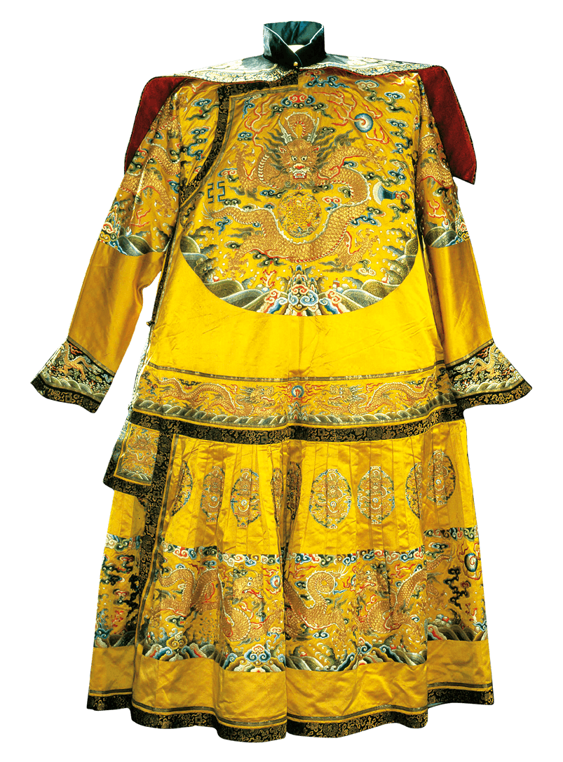 明代黄色龙袍