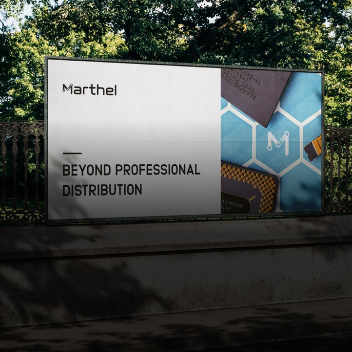 Syngri Branding for Marthel: Supplier of advanced LSI components including microcontrollers, memory chips, telecom ICs, and logic circuits for high-performance electronics