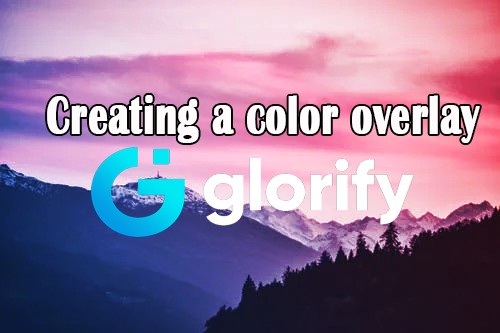 Creating a color overlay with glorify