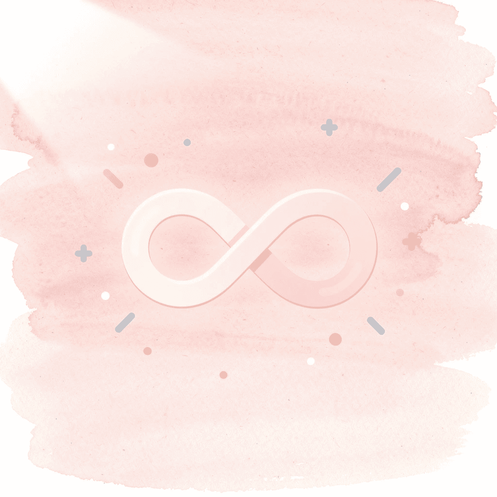 Infinity symbol representing grammatical gender patterns