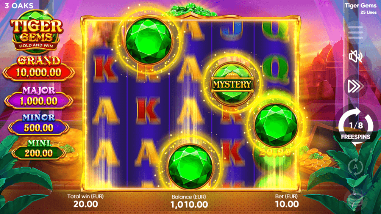 Tiger Gems - visuel officiel 3 Oaks Gaming